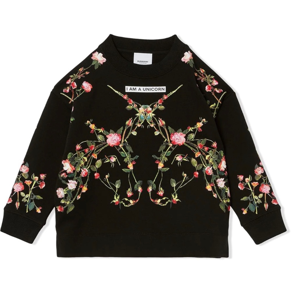 BURBERRY UNICORN LOGO SWEATSHIRT